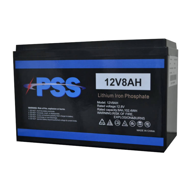 12V 8Ah PSS LiFePO4 Battery
